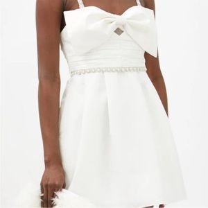 Self Portrait Mini White After Party Dress